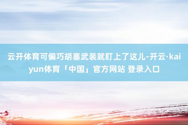 云开体育可偏巧胡塞武装就盯上了这儿-开云·kaiyun体育「中国」官方网站 登录入口